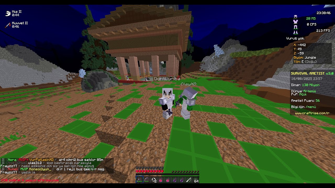 54M 18M DUELLER - 4X KRAL - NETHER / Craftrise Ametist PVP