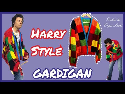 Harry Style Cardigan / Harry Stili Örgü Hırka