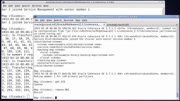 Oracle Coherence Command Line, Replication and Availability