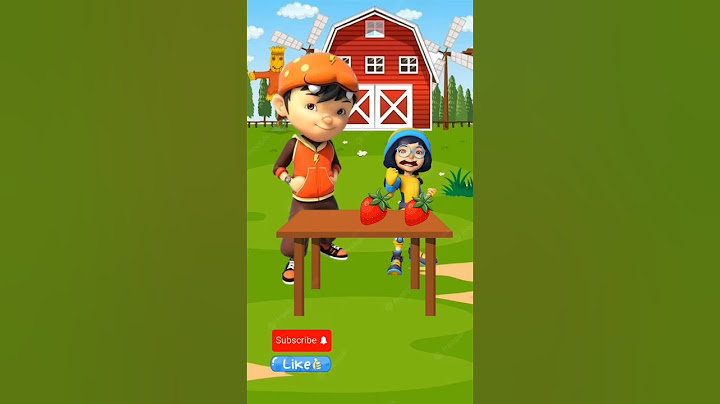 makan strawberry busuk jadi kecil🤣🌟#funny #video #animation #shortsfeed #cute