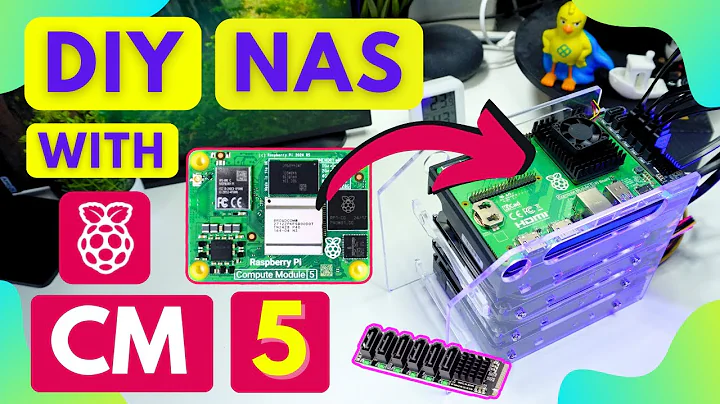 How I Built A NAS w/ Raspberry Pi Compute Module 5 & Sata Adapter 🔥| OpenMediaVault RAID 5 w/ HDD🚀