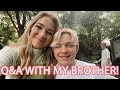 Q&A with my LITTLE BROTHER!!!