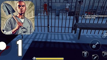 Prison Escape Simulator 3D - Gameplay Walkthrough Part 1 - Tutorial (Android, iOS)