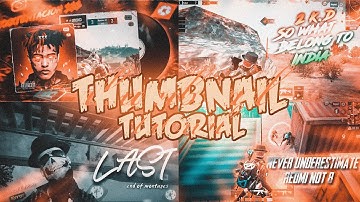How To Make Gaming Thumbnail | Part - 3 | Gaming Thumbnail Tutorial #thumbnailtutorial #Trending