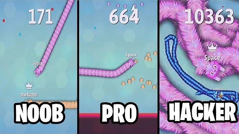 NOOB vs PRO vs HACKER in Snake Io
