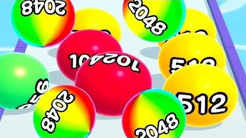 Ball Run 2048 All Levels Gameplay Android, iOS Part - 137