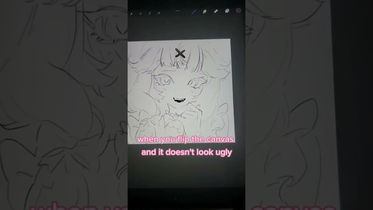 When you flip your canvas and it doesn't look that bad 