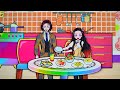 【鬼滅の刃漫画】❤️ カナヲとウメがねずこのお弁当を豚のえさとしてあざける ❤️【鬼滅の刃】Demon Slayer Paper
