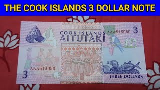 Cook Islands 3 Dollar Note - World Currencies