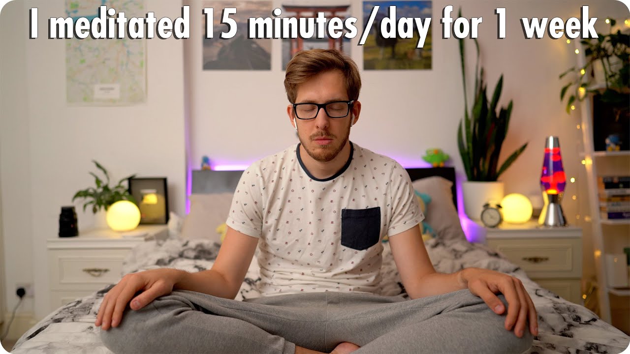 I meditated 15 minutes a day for a week. This is what happened - YouTube