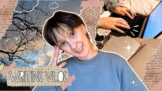 a short but chaotic writing vlog