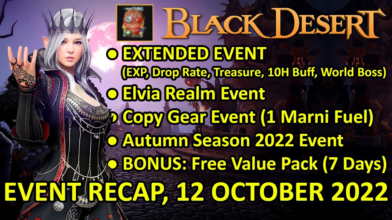 Free Value Pack, EXTENDED EVENT, Copy Gear 1 pcs Fuel, Elvia Event (BDO ...