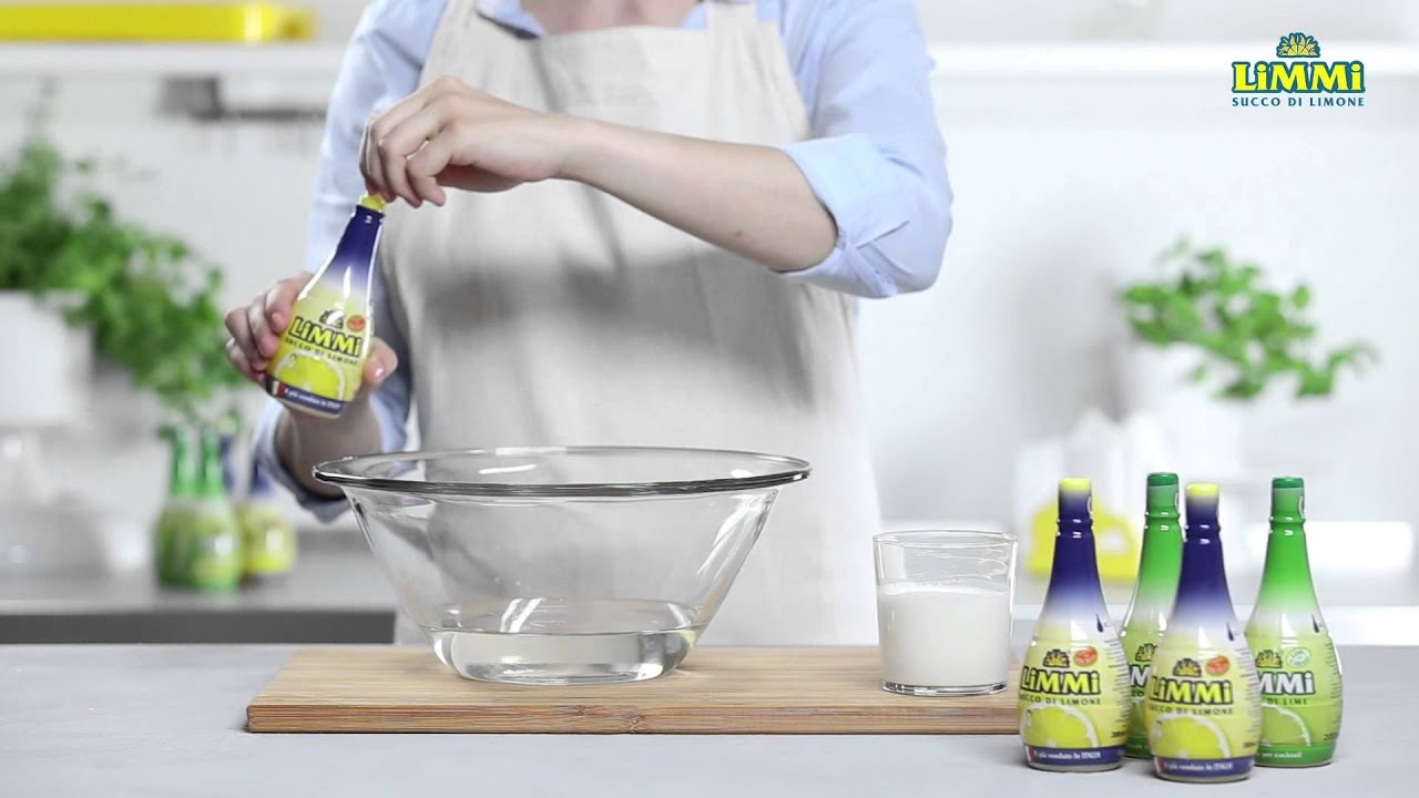 Sorbetto al limone | Succo di limone Limmi - YouTube