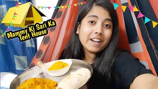 My PG Room Tent House ? Mammy Ki Sari Ka Tent House ⛺| PG Life Vlog | Hostel Life Vlog | PG Student