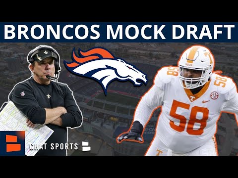 2023 NFL Mock Draft: NEW Denver Broncos Mock Draft After The Sean Payton  Trade 