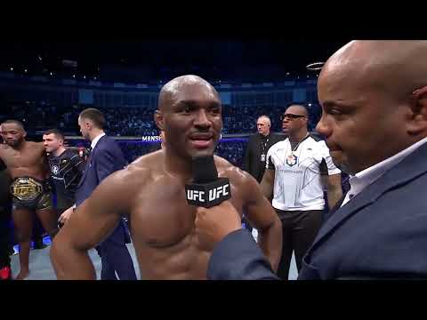 UFC 286 Камару Усман - Слова после боя