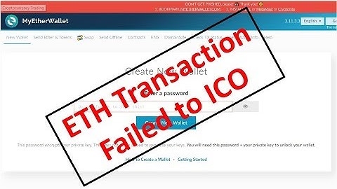 What Happens If You Send ETH From MEW Too Early (Or Too Late) (MyEtherWallet)