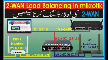 2 WAN Load Balancing | 2 Wan Load Balancing in Mikrotik | configure 2 wan load balancing urdu hindi