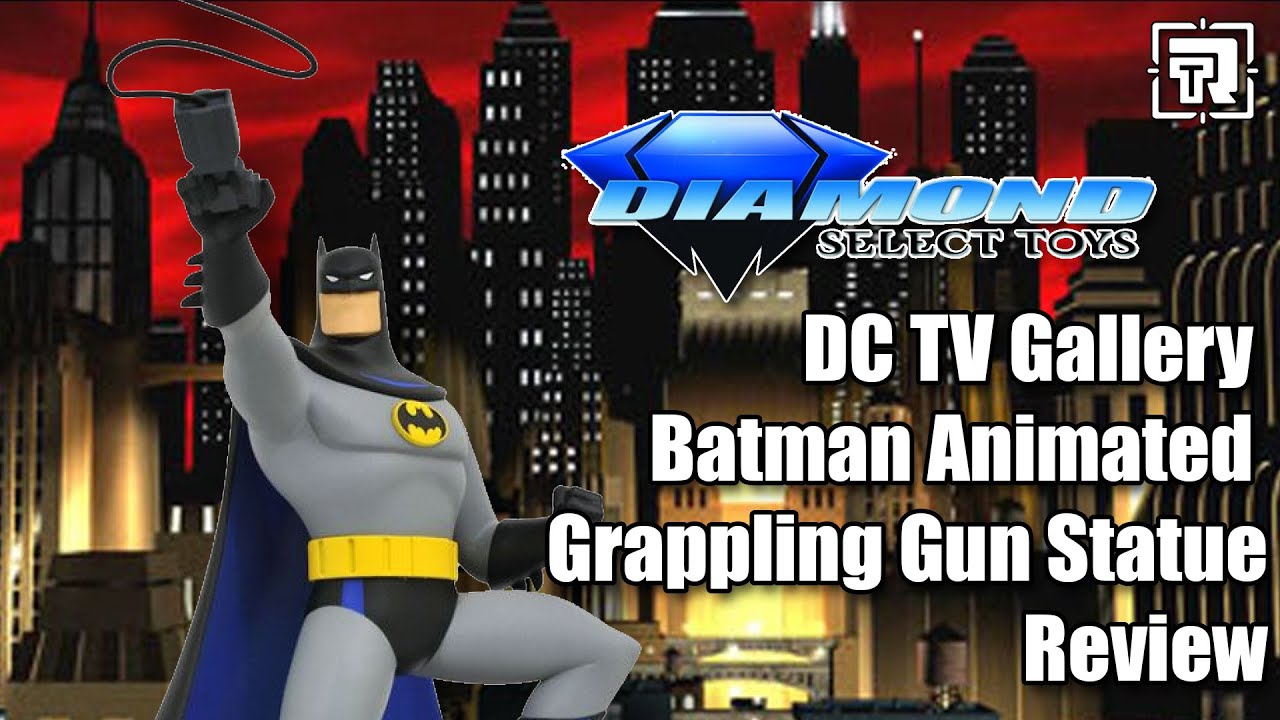 DC TV Gallery Batman Animated Grappling Gun Statue Review 