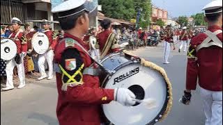 ATRAKSI MARCHING BAND BANSER PEKALONGAN