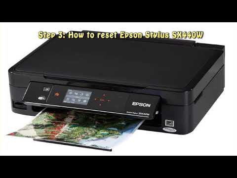 Reset Epson Stylus SX440W Waste Ink Pad Counter