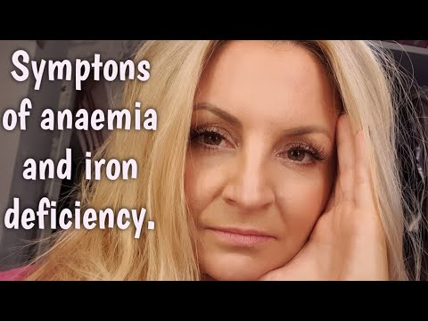 Signs and symptoms of anaemia and iron deficiency.
