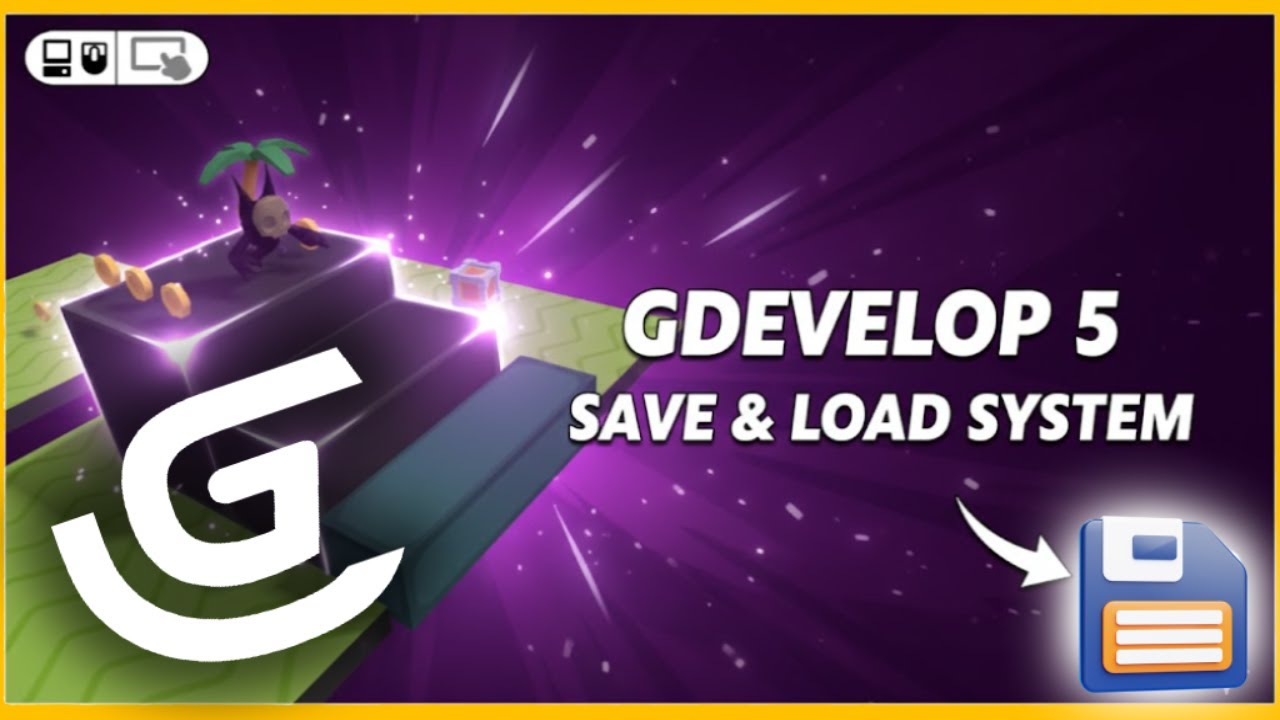 Como fazer um sistema de Save e load na GDevelop 5 - YouTube
