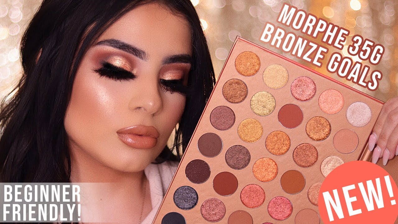 BRONZE MAKEUP TUTORIAL | MORPHE BRONZE GOALS PALETTE -