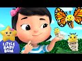 Caterpillar Wiggle Wiggle⭐ Mia&#39;s Learning Time! LittleBabyBum - Nursery Rhymes for Kids