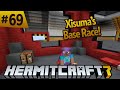 HermitCraft 7: Xisuma's Base Race! xBCrafted's secret farms!