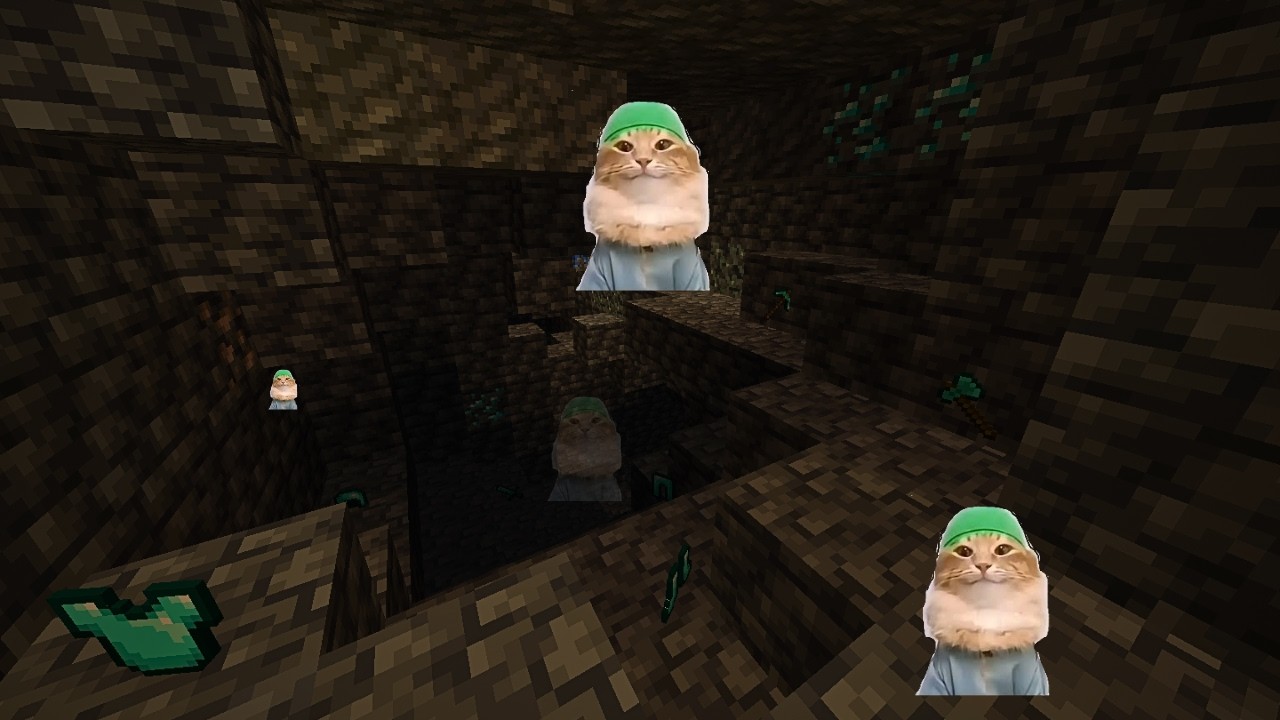 24 minutes of mining diamonds.