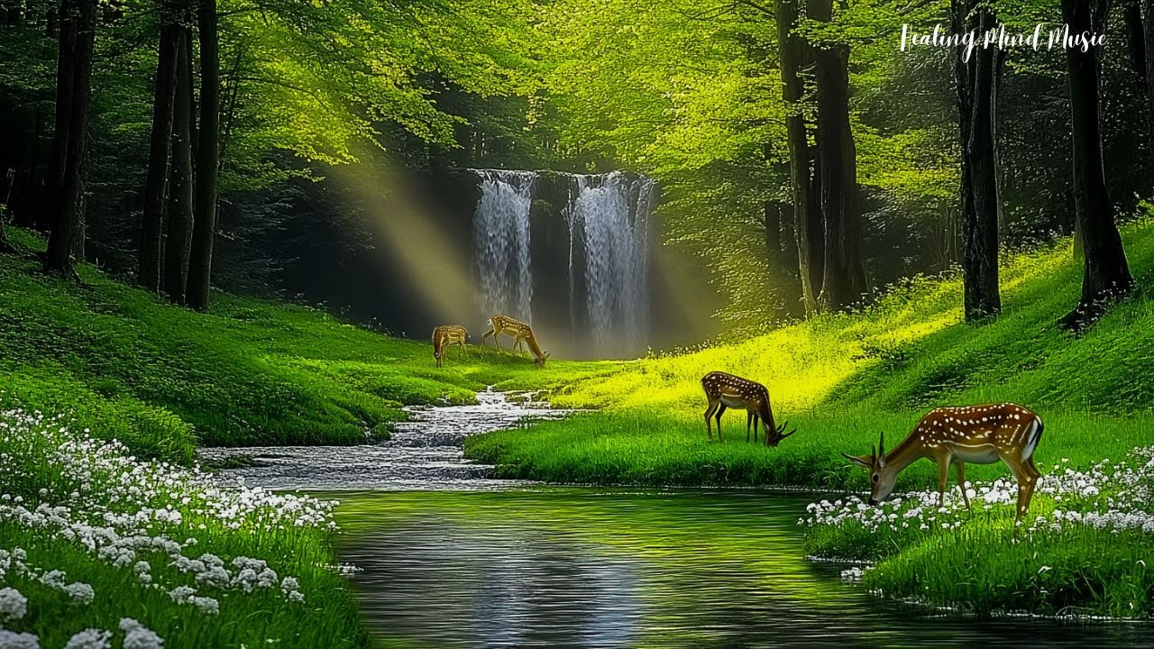 Расслабляющая фортепианная музыка со звуками природы 🌿 Снятие стресса, исцеление от беспокойства