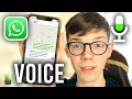 How To Use Voice To Text On WhatsApp On iPhone - Full Guide