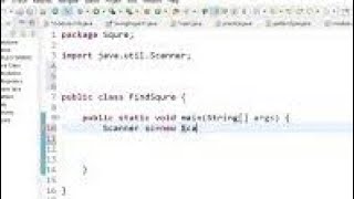 Find Square of a Number a|Java Program For Find Square of a Number|