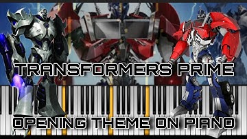 Transformers prime opening theme on piano | Easy piano tutorial by SHOURYA MUSICS