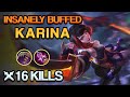 WOW! MOONTON BUFFED KARINA AGAIN | Mobile Legends