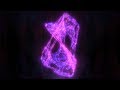 Abstract Futuristic Rotating 3D Holographic Light Network Graph 4K UHD 60fps 1 Hour Video Loop