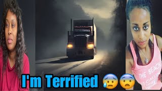 Driving Thru A Haunted π±π³Dark Narrow Road OMG π³ #ladytrucker #pinkiedabney