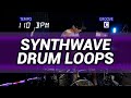 Synthwave drum loops 110 bpm  the hybrid drummer