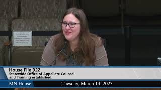 Judiciary panel OK's bill to expand access to public defenders in child protection cases 3/14/23
