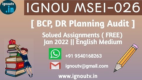 IGNOU MSEI-026 Solved Assignment Jan 2022 [FREE] || MSEI-026 || IGNOU PGDIS || IGNOU TV || IGNOU ||