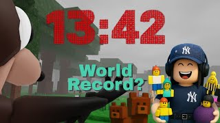 WORLD RECORD? Solo Seedrun 99 nights in the forest getting all kids - FULL GAMEPLAY (13:42)
