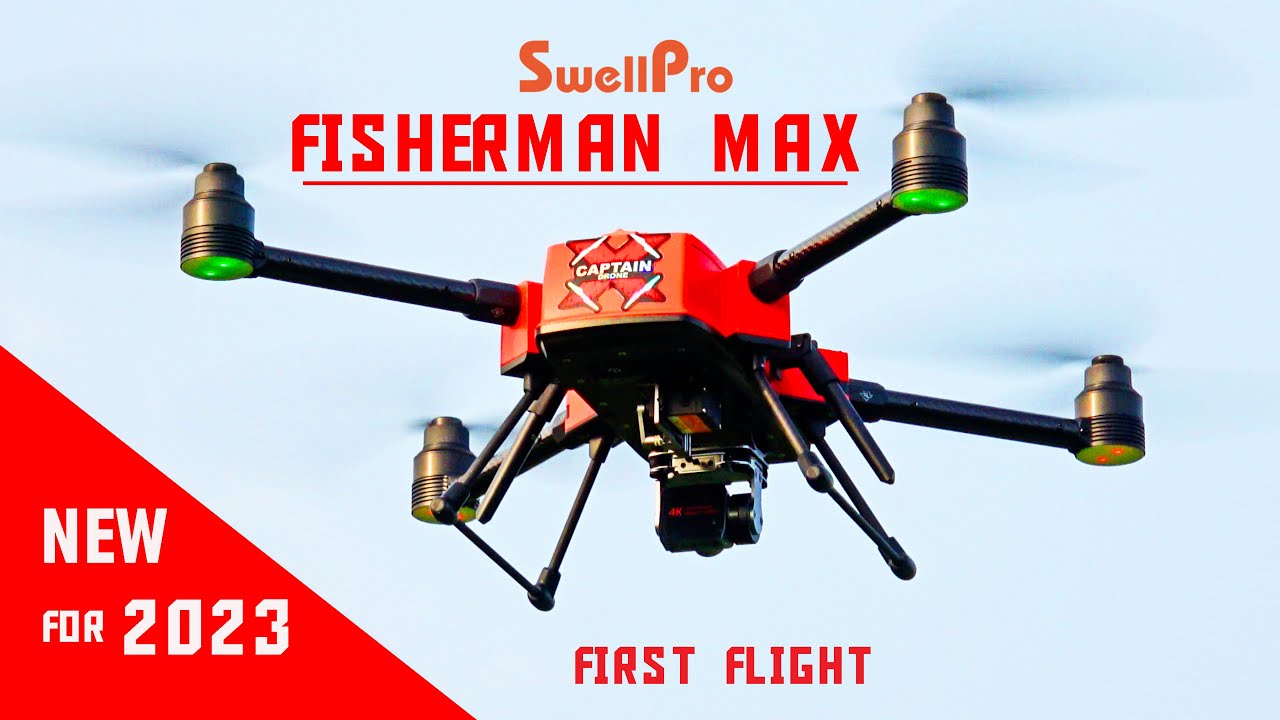 Swellpro Fisherman Max Drone - First Flight - Review 