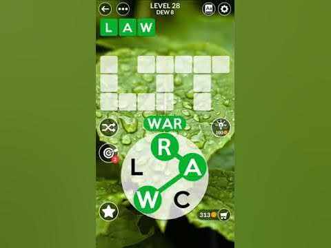Wordscapes Level 28 | Answers - YouTube