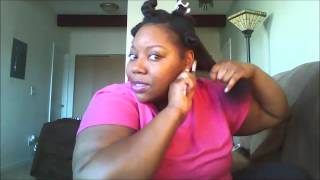 Curling Wand tutorial part 1 on Natural hair