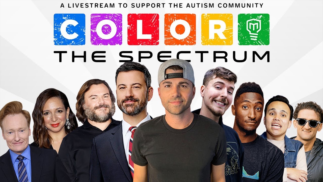 Color the Spectrum LIVE- Mark Rober and Jimmy Kimmel