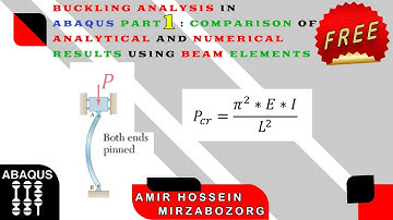 Buckling Analysis In Abaqus Part1: Comparison of Analytical and Numerical Results Using Beam Element