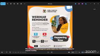 THE WEEKLY VIRTUAL SENSITIZATION WEBINAR ON THE PUBLIC SERVICE PENSION FUND PSPF