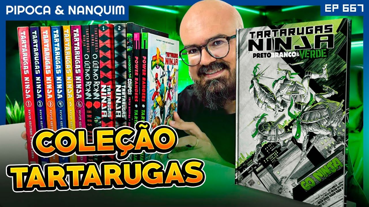 Mostrando coleção completa e o novo lançamento de Tartarugas Ninja