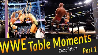 WWE Table Moments Part 1